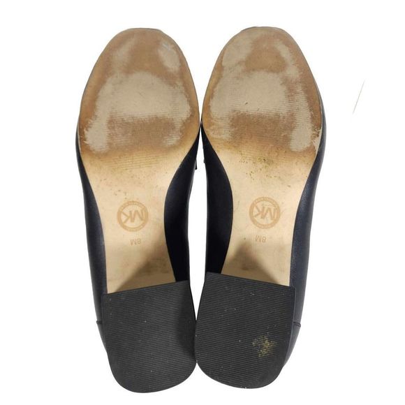 Michael Kors Woman's The Declan US8M Leather Fringe Heels Penny Loafer Shoes - Picture 12 of 14